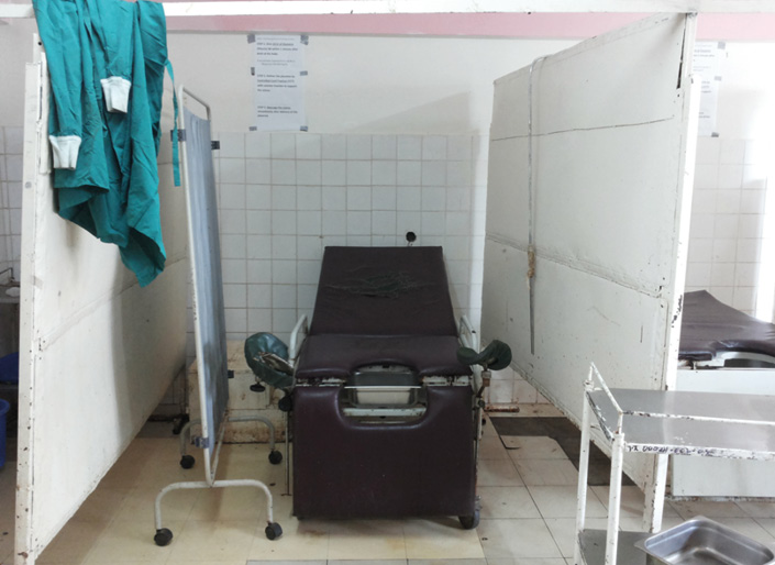 De afdeling Verloskunde van het ziekenhuis in Hossana.