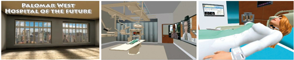 Het Palomar West Hospital had als eerste een vestiging op Second Life.